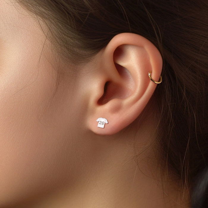 Sport Jersey Charm Earrings