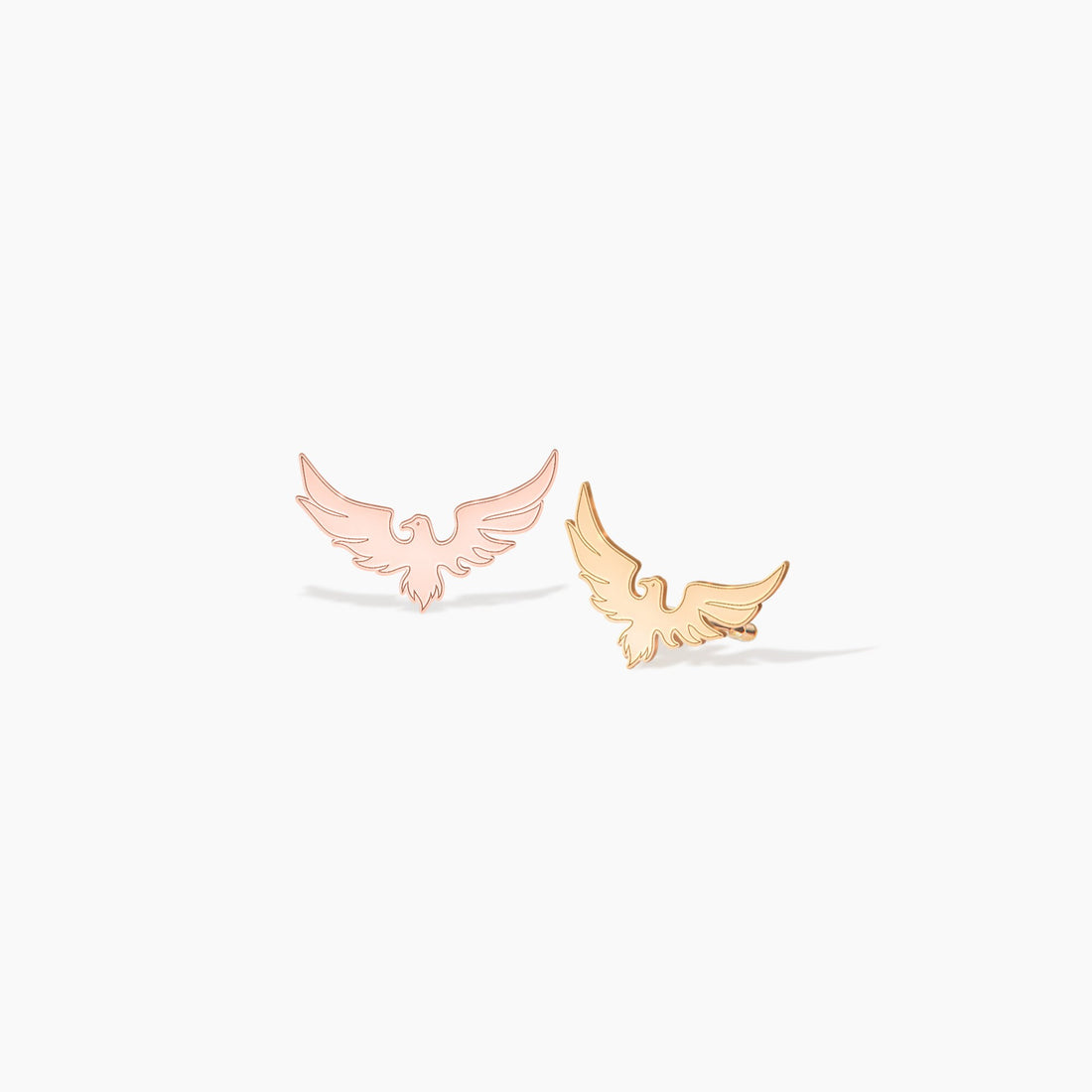 Phoenix Charm Stud Earrings
