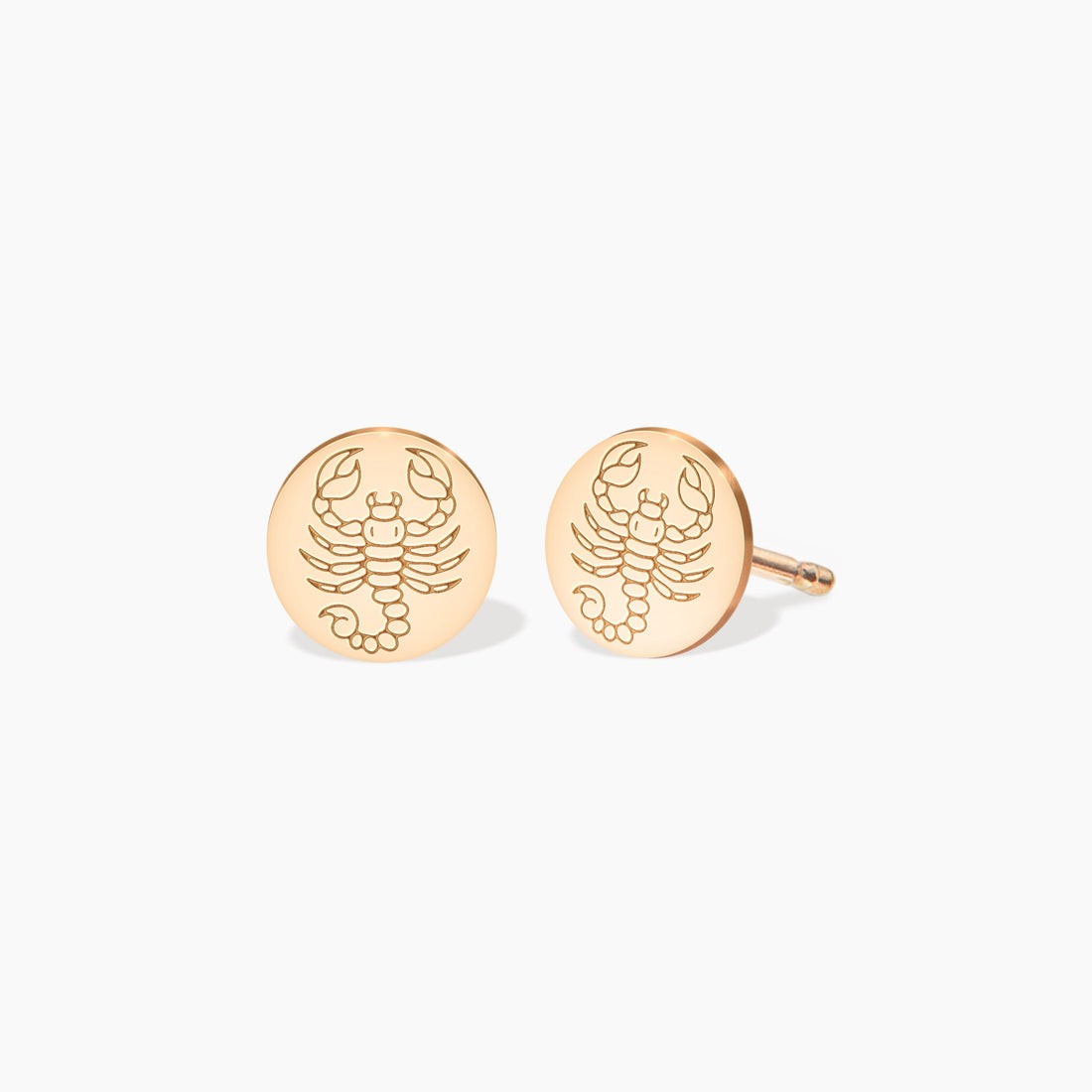 Zodiac Disc Earrings