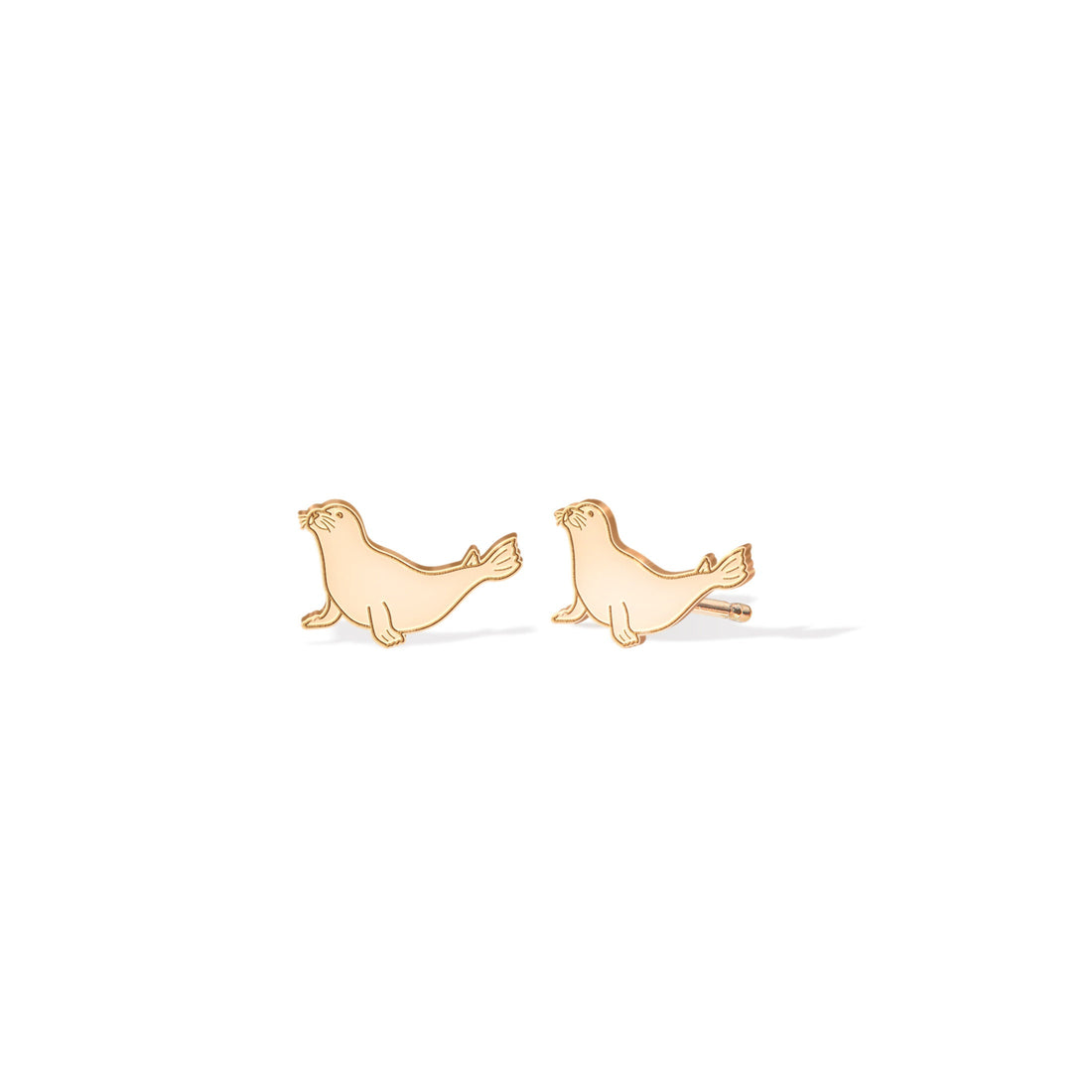 Seal Studs 14k