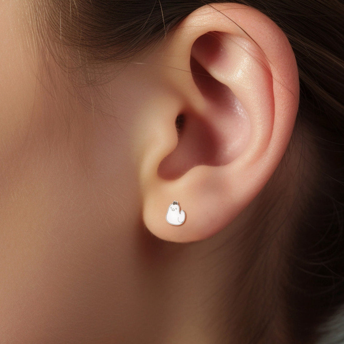 Cute Chicken Stud Earrings