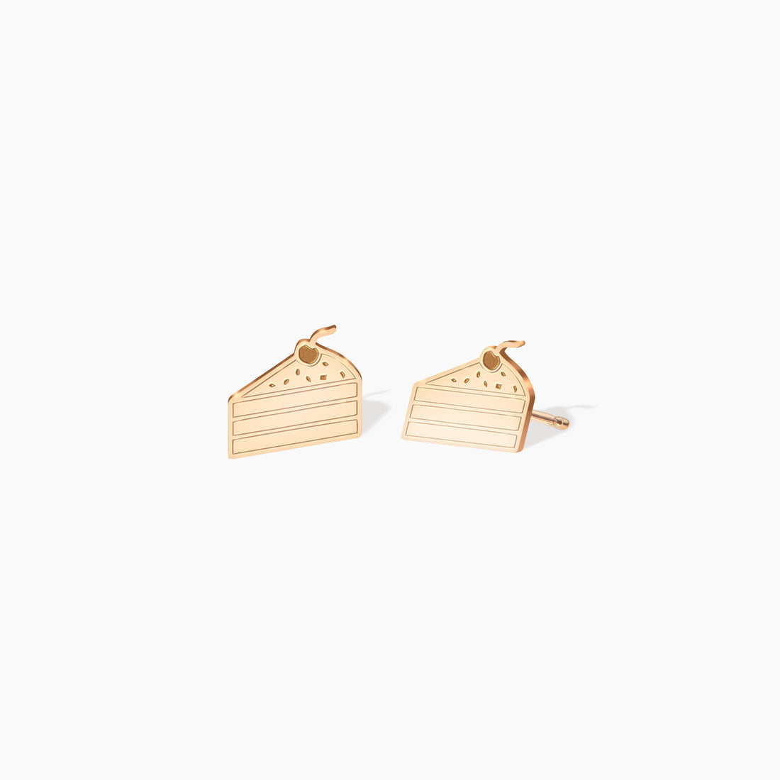 Cake Slice Stud Earrings