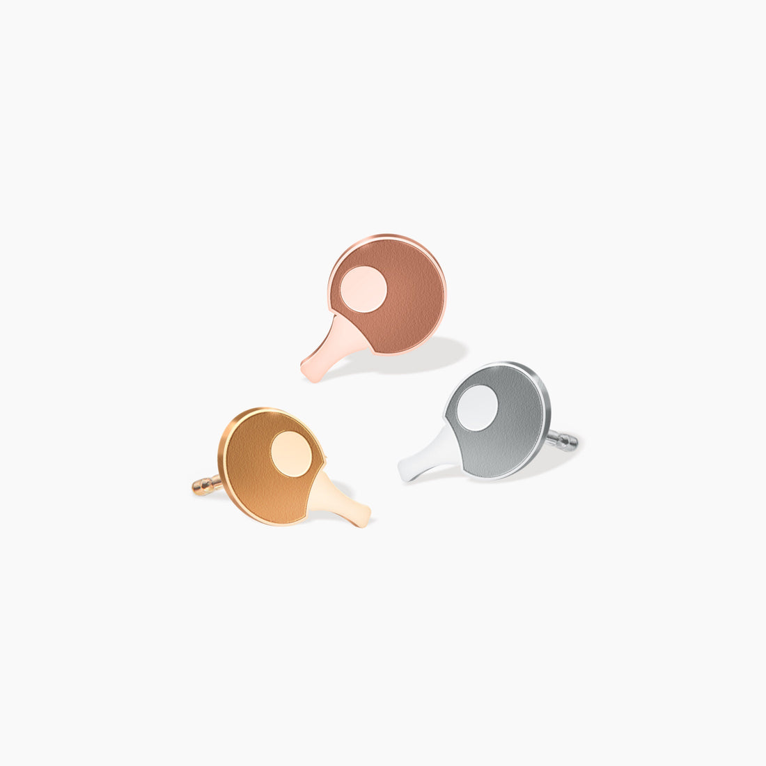 Ping Pong Racket Stud Earrings