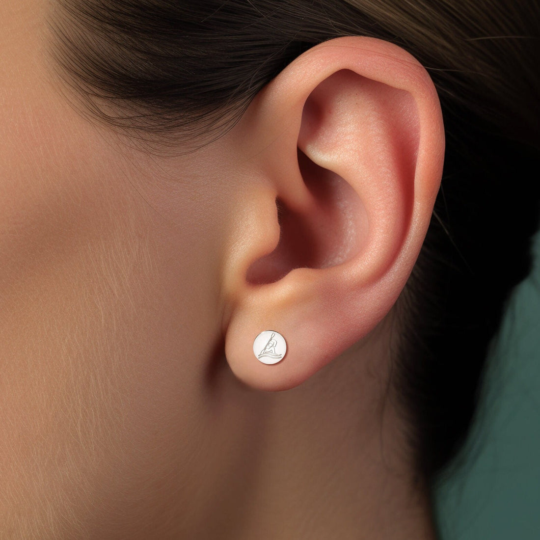 Rowing Disc Earrings