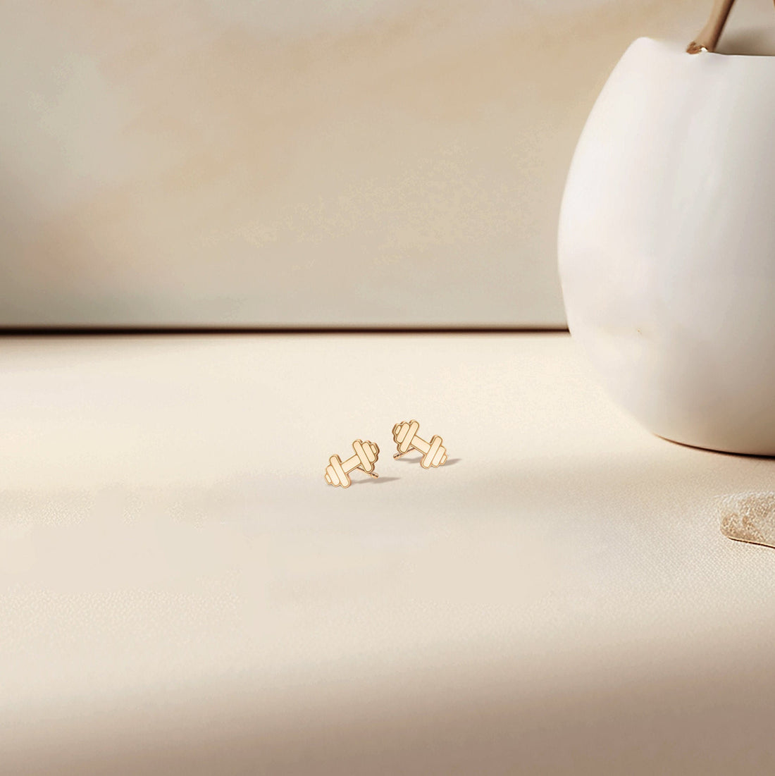 Dumbbell Earrings Weight