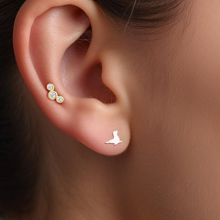 Seal Marine Earring