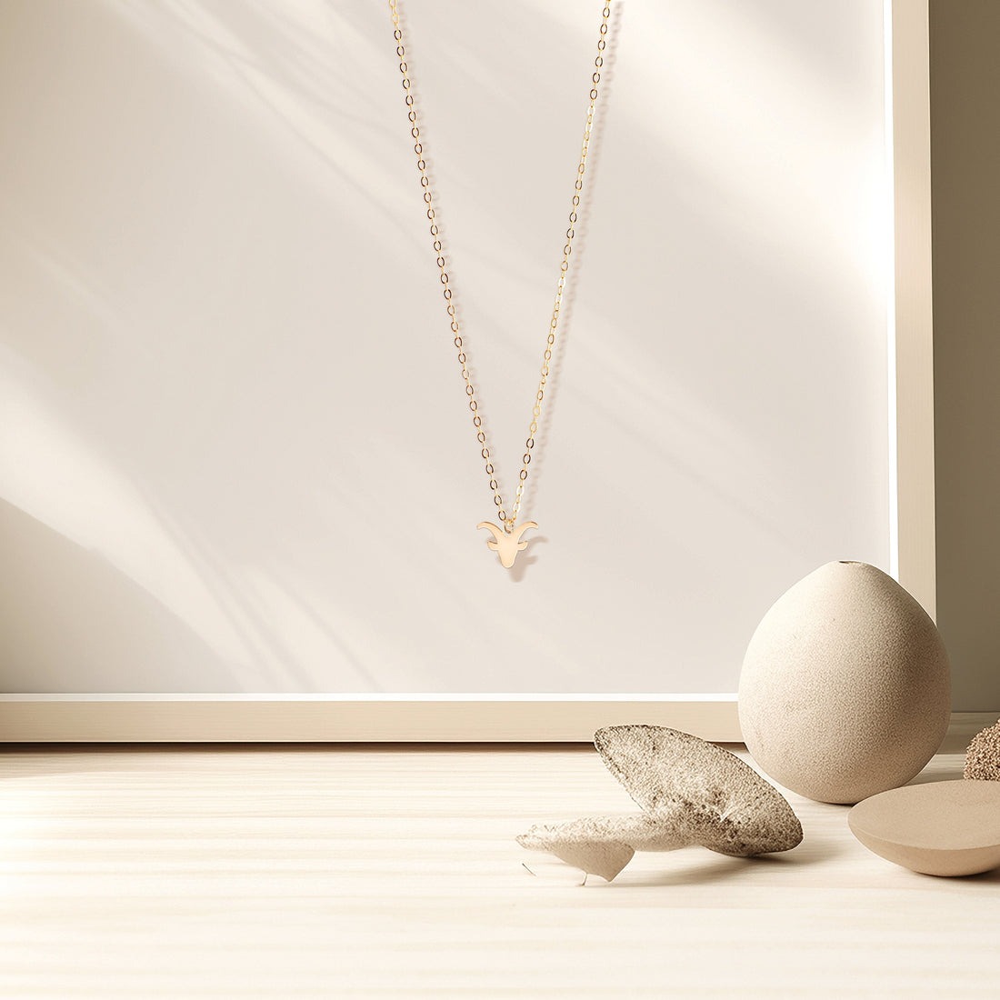 Aries Zodiac Pendant Necklace