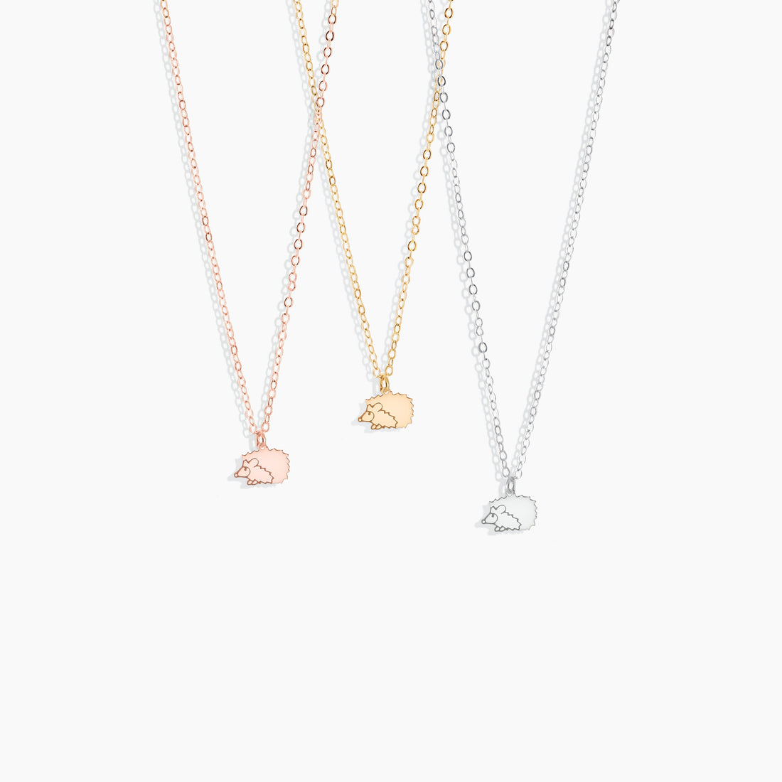 Hedgehog Charm Necklace