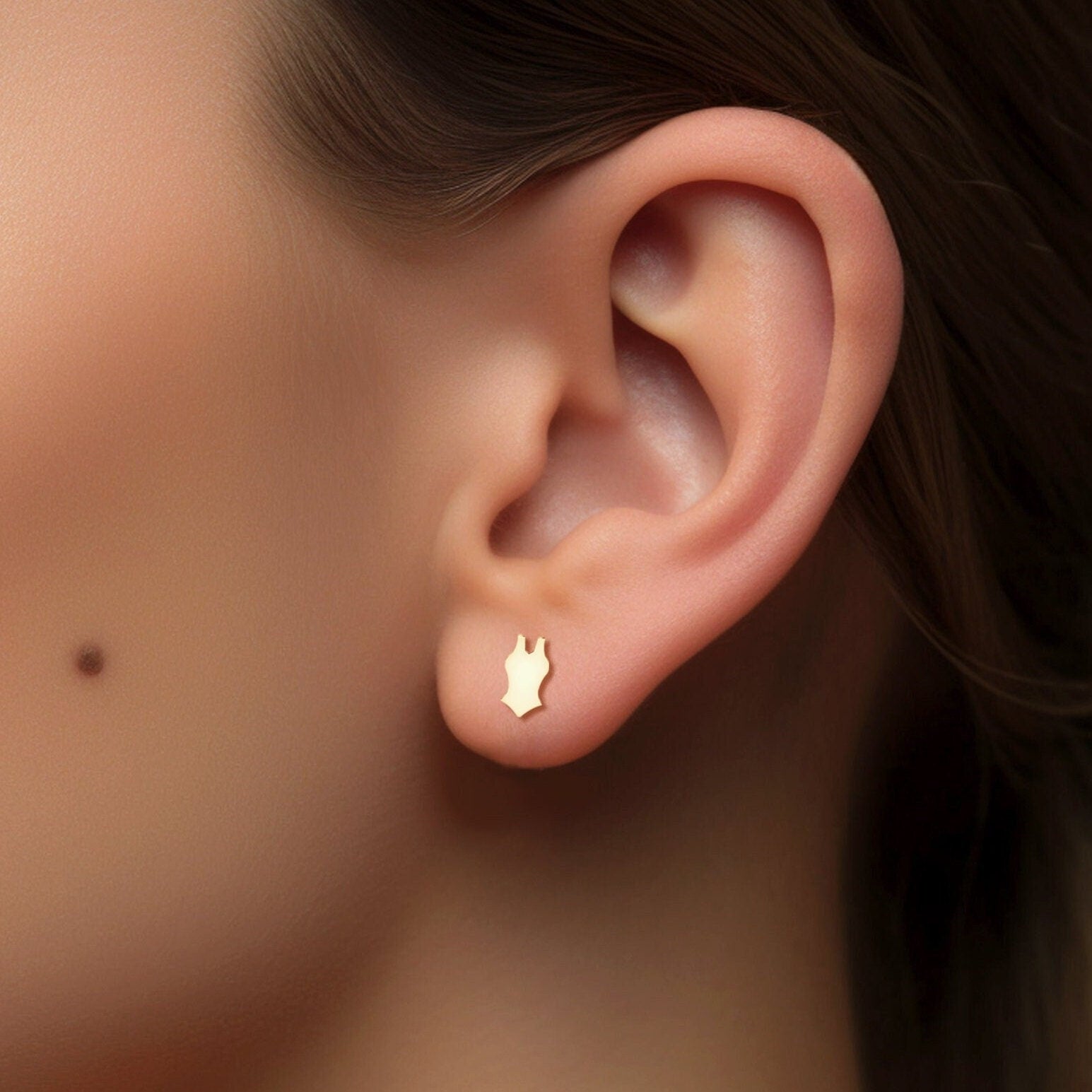 One-Piece Swimsuit Stud Earrings