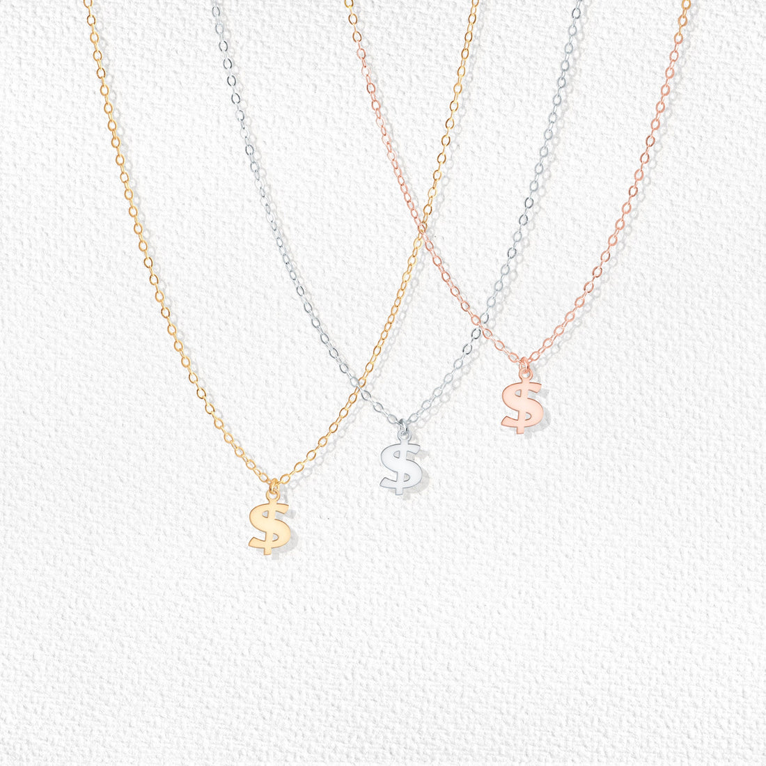 Dollar Sign Charm Necklace
