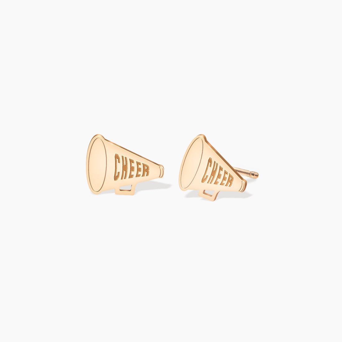 Cheer Megaphone Stud Earrings