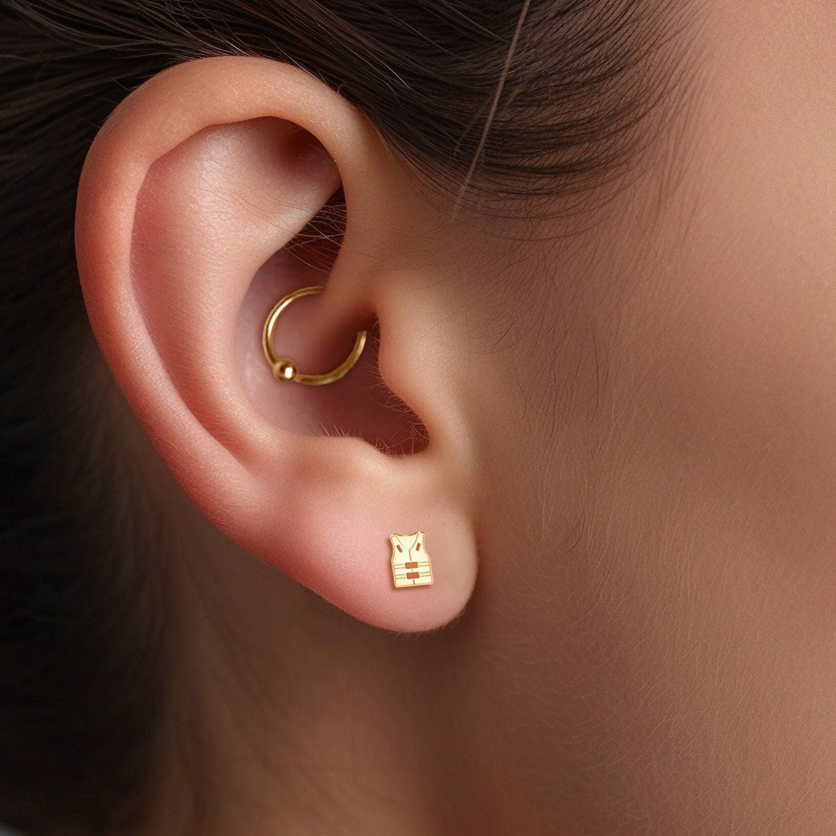 Life Jacket Drop Earrings
