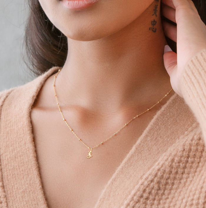Gecko Necklace