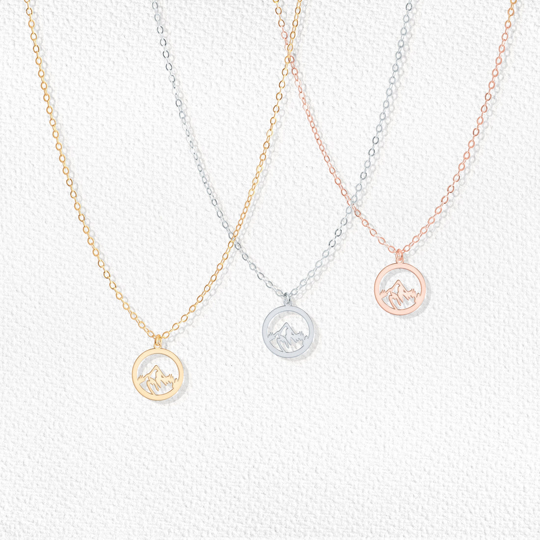 Mountain Pendant Necklace
