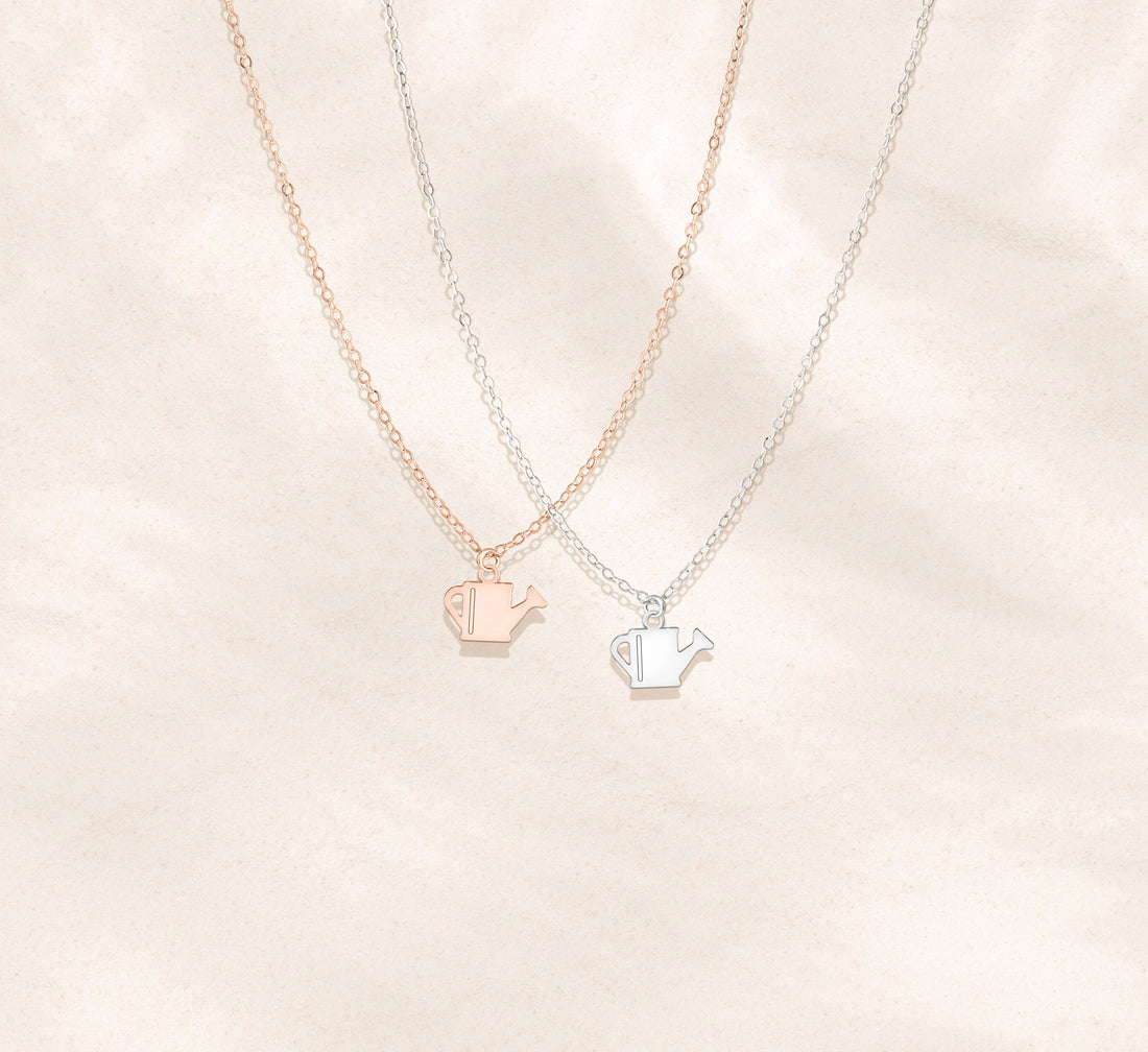 Watering Can Pendant Necklace