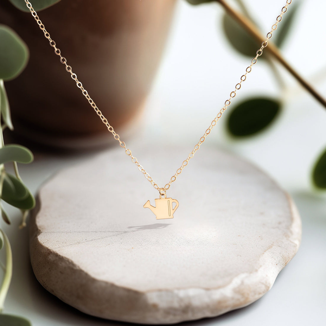 Watering Can Pendant Necklace