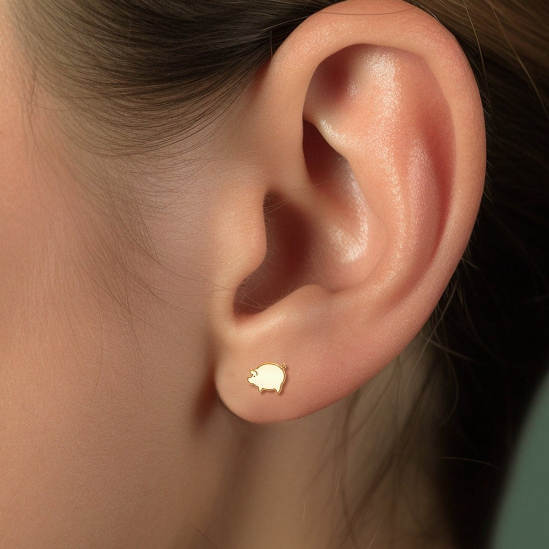 Pig Studs Cute