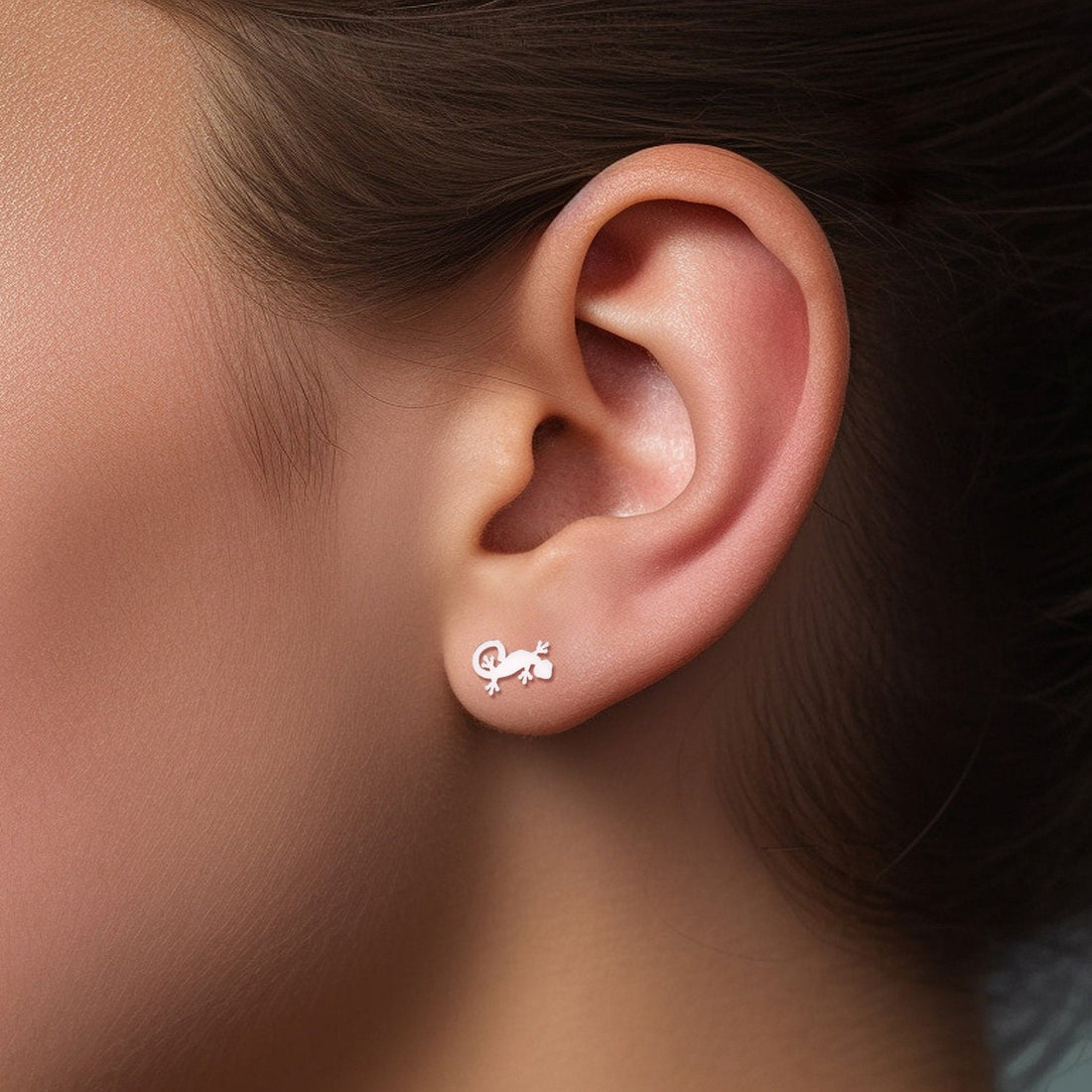 Gecko Stud Earrings