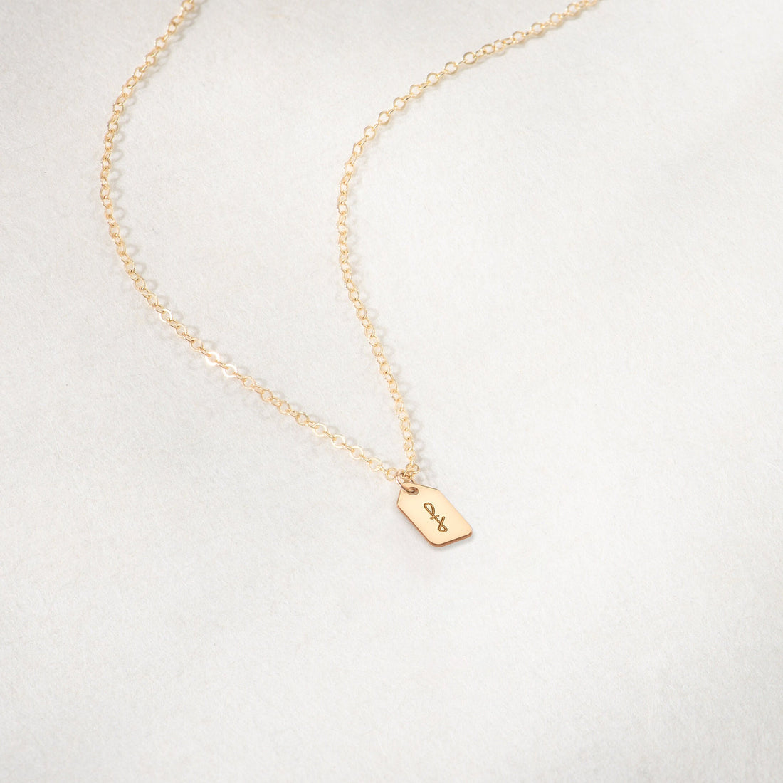 Tiny Tag Necklace