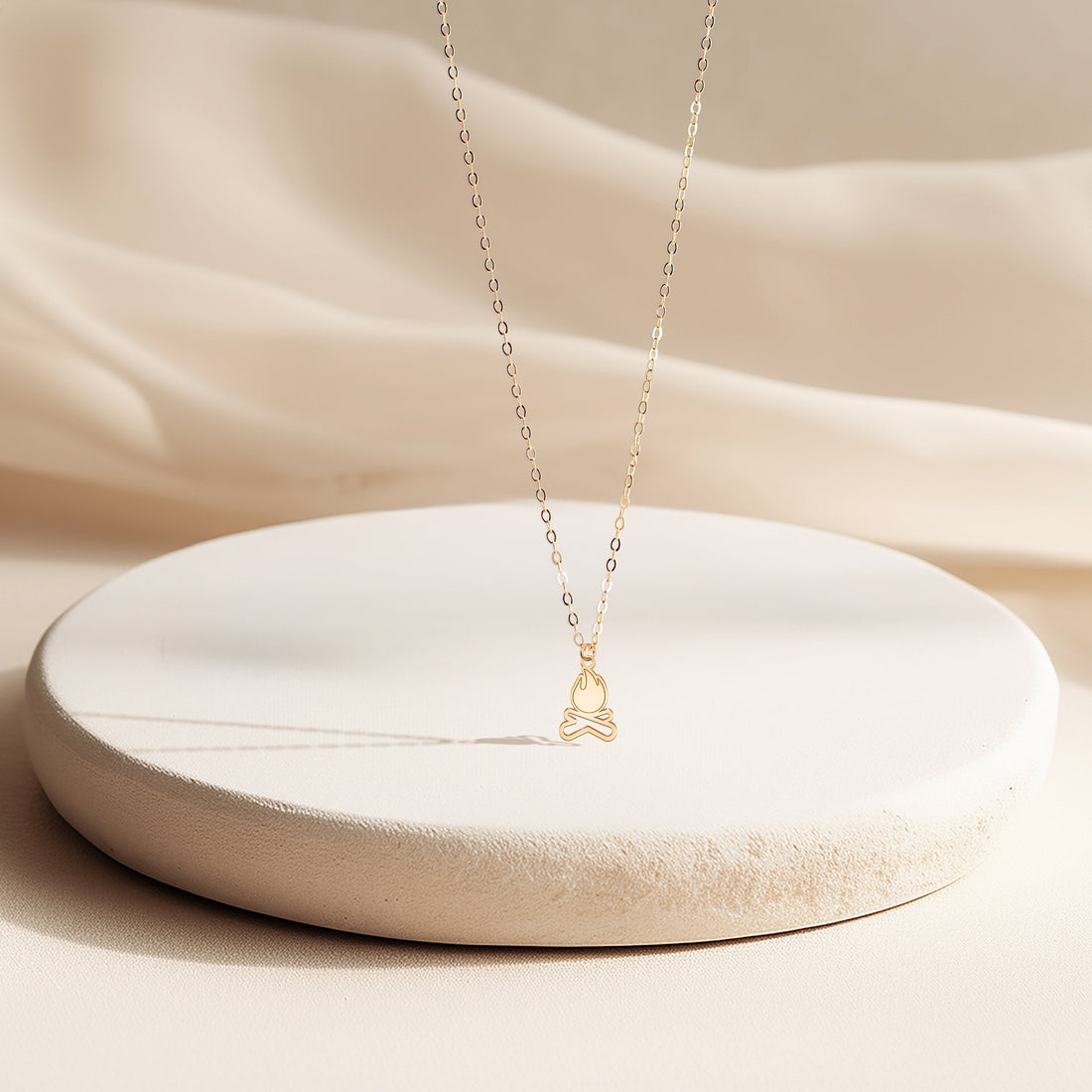 Campfire Necklace Camping