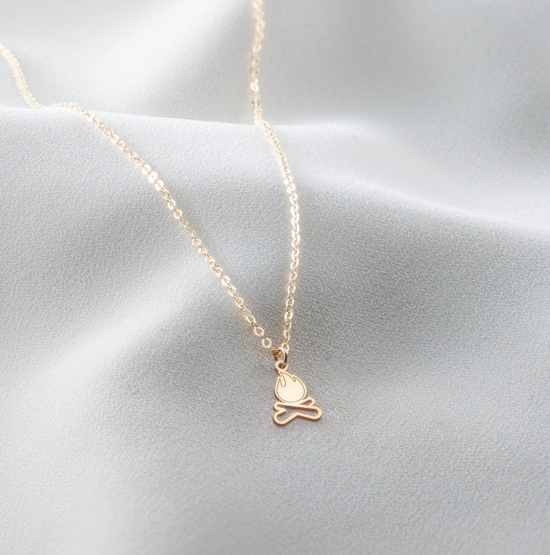 Campfire Necklace Camping