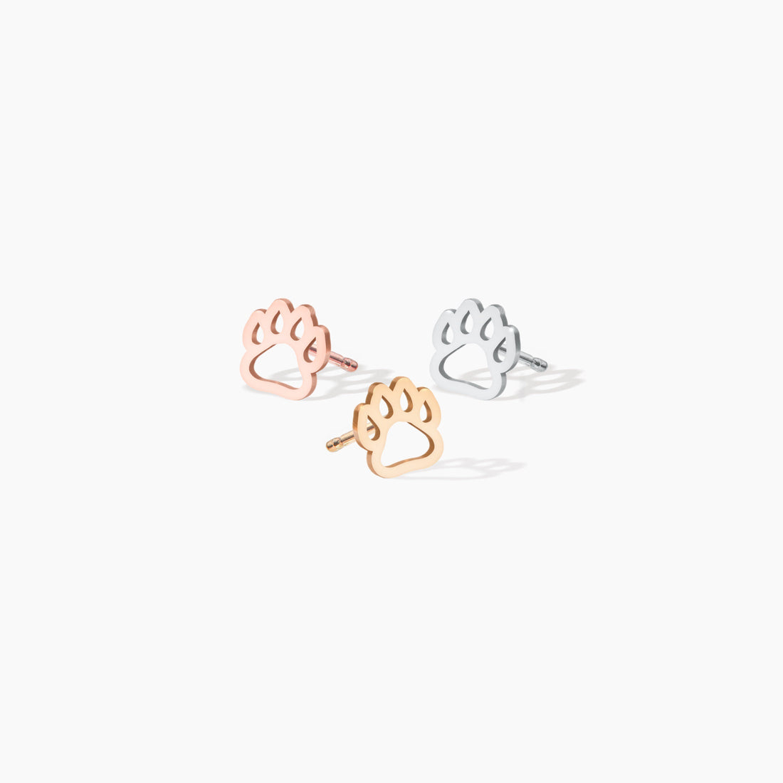 Paw Print Studs