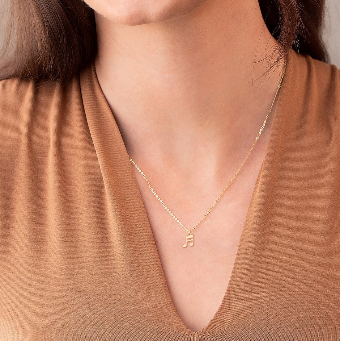 Music Note Necklace