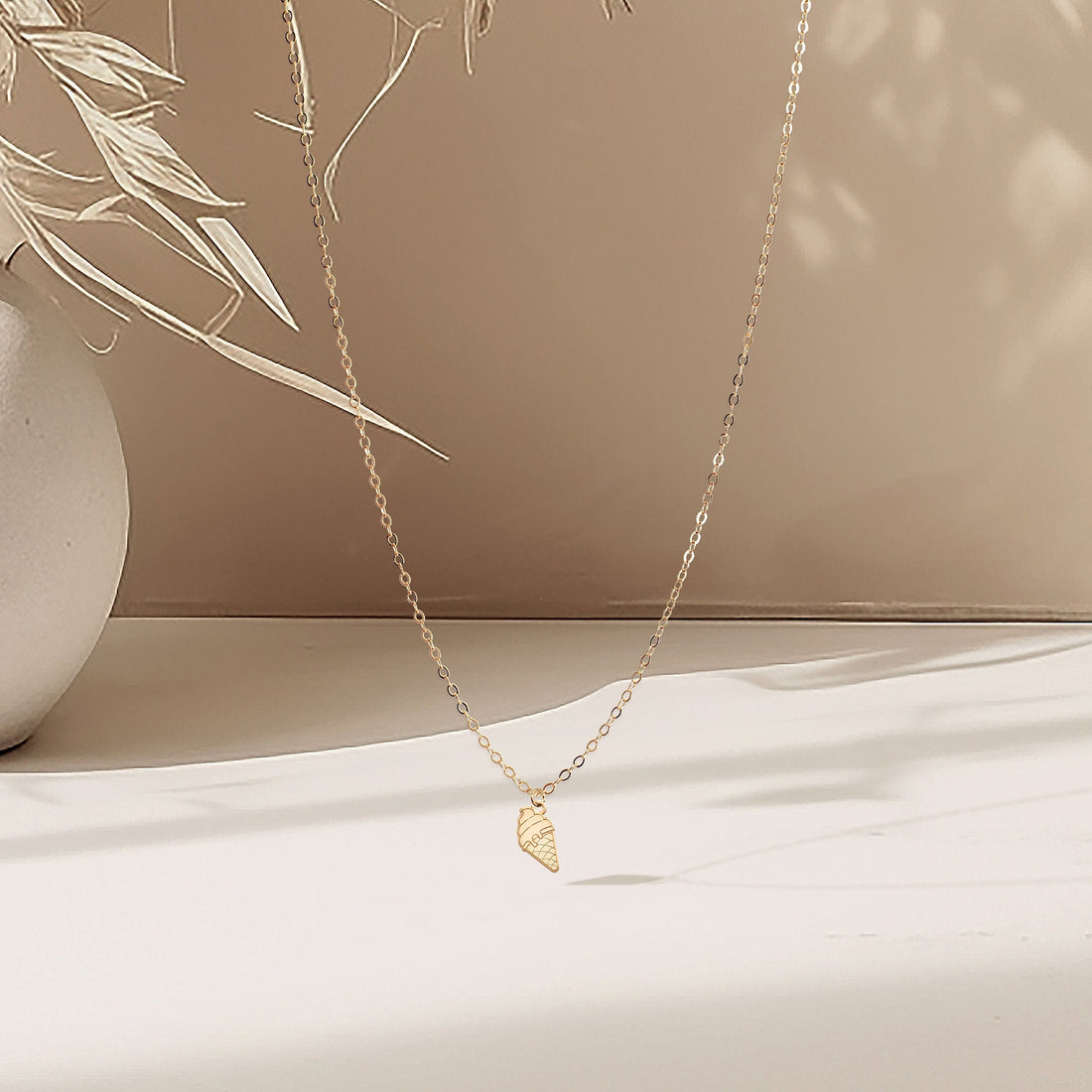 Ice-cream Necklace 14k