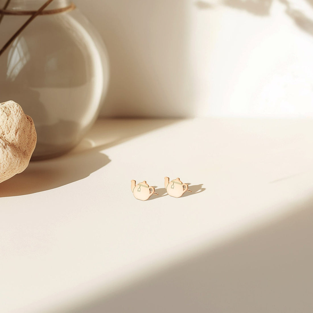 Teapot Earrings Tea