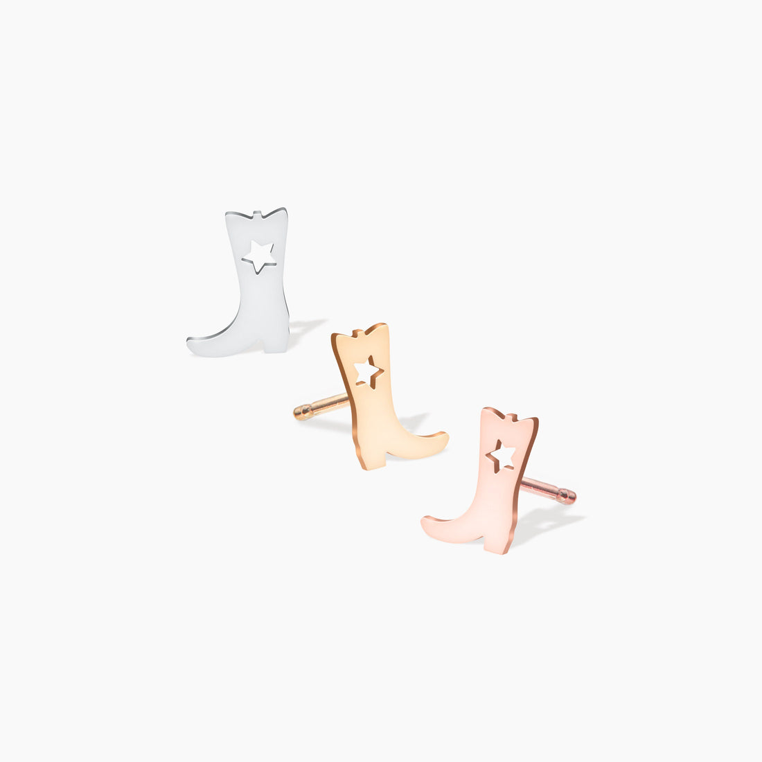 Cowgirl Boot Stud Earrings