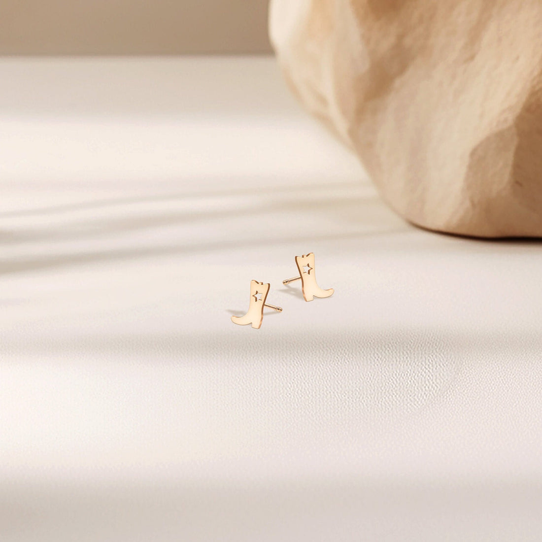 Cowgirl Boot Stud Earrings