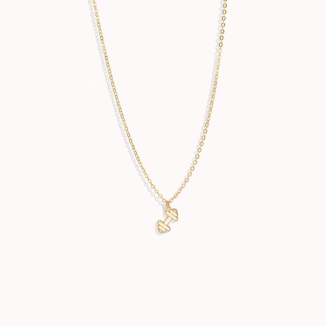 Dumbbell Pendant Necklace