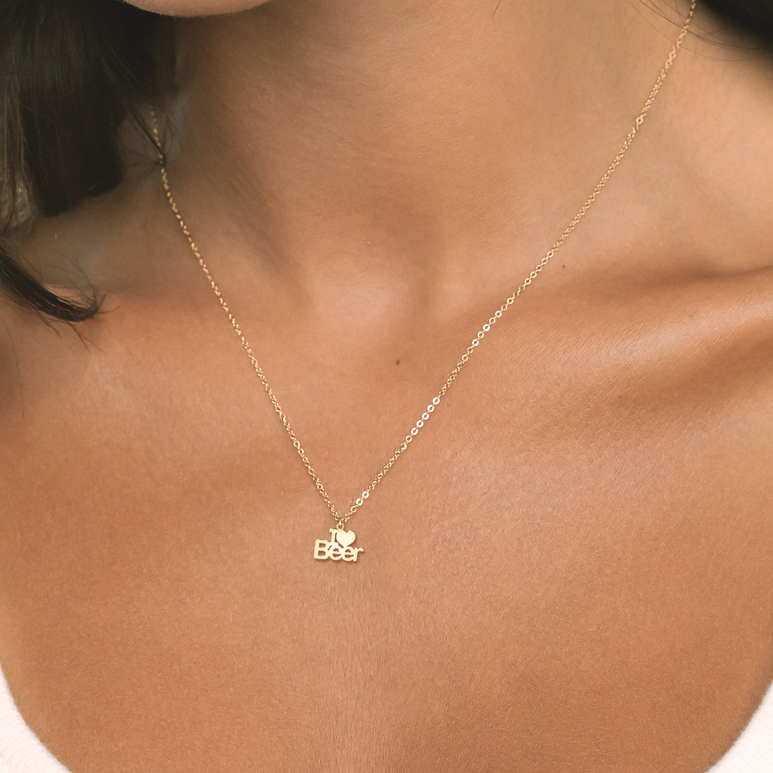 I Love Beer Necklace
