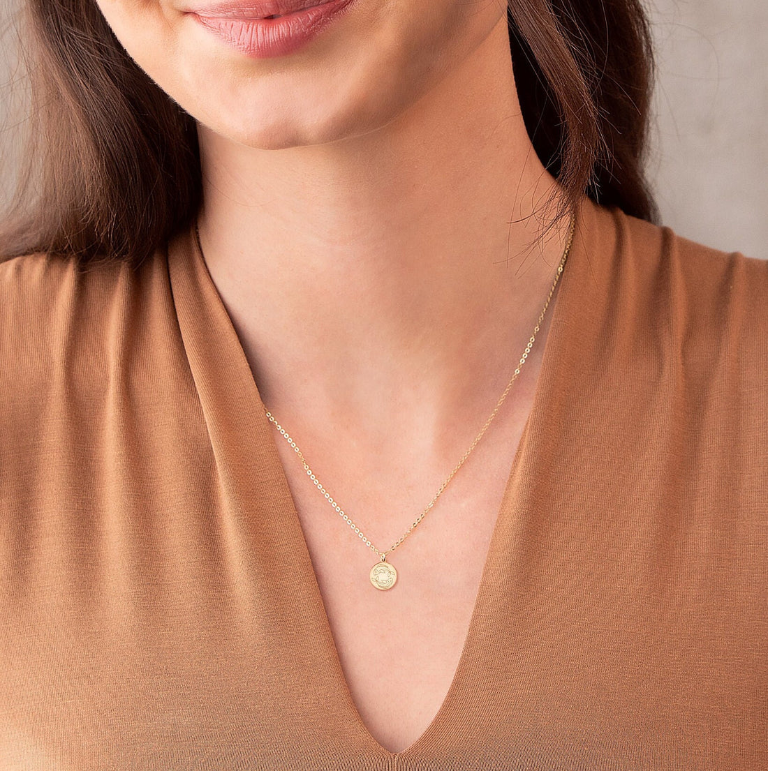 Pisces Zodiac Charm Necklace