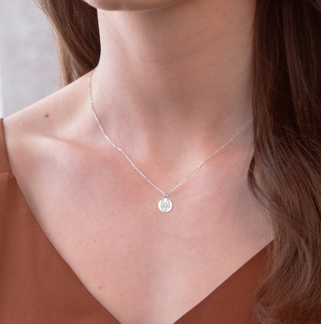 Pisces Zodiac Charm Necklace