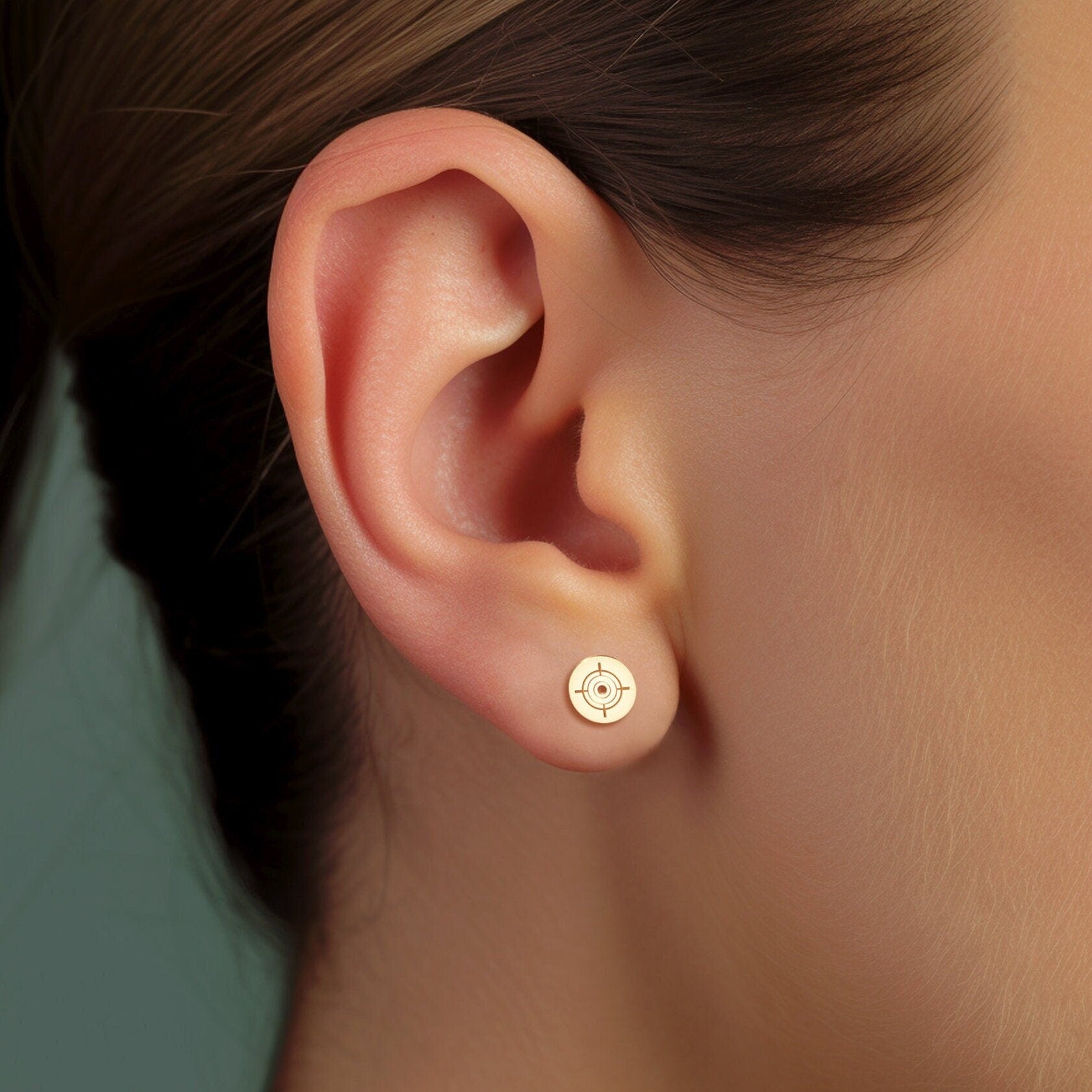 Target Stud Earrings