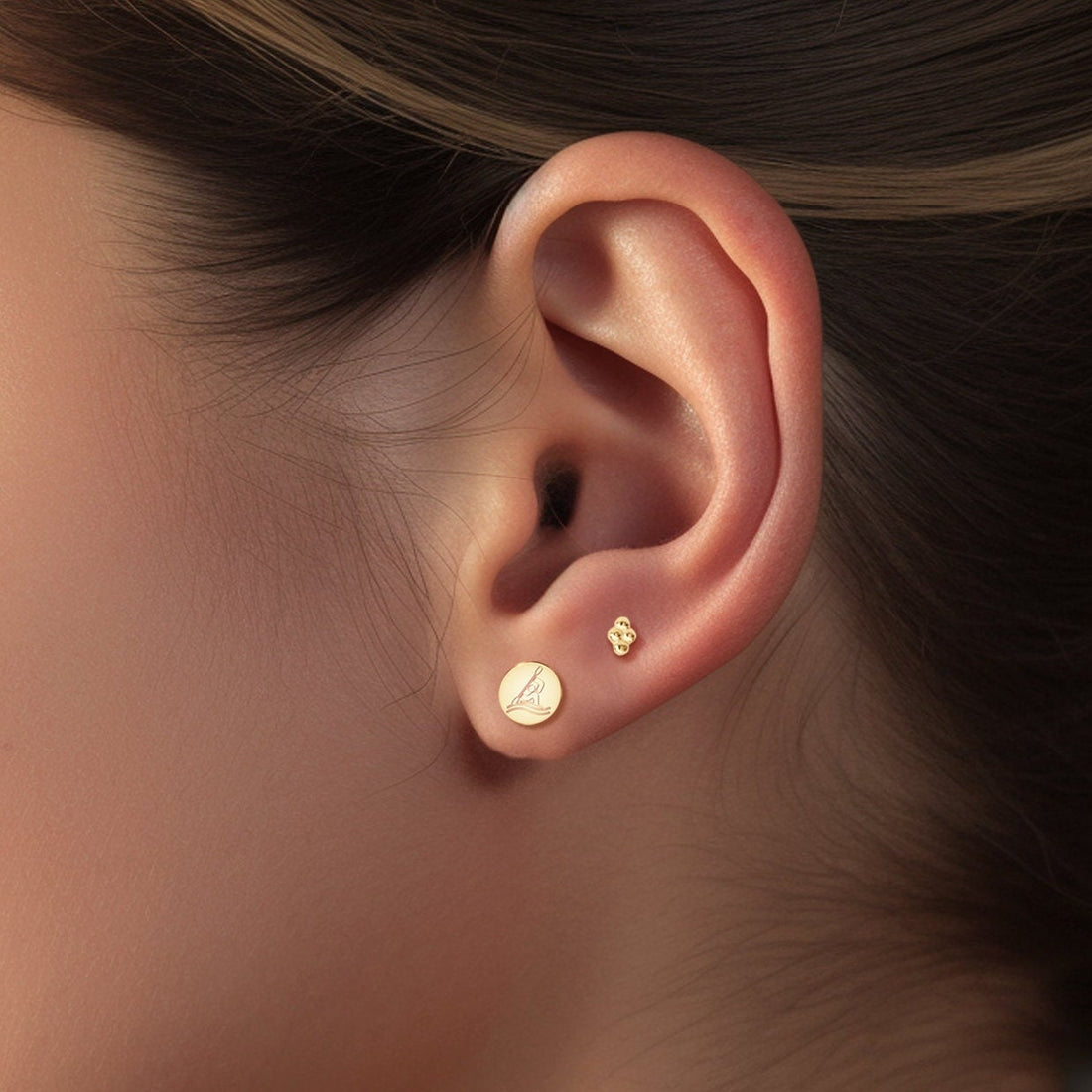 Rowing Disc Earrings