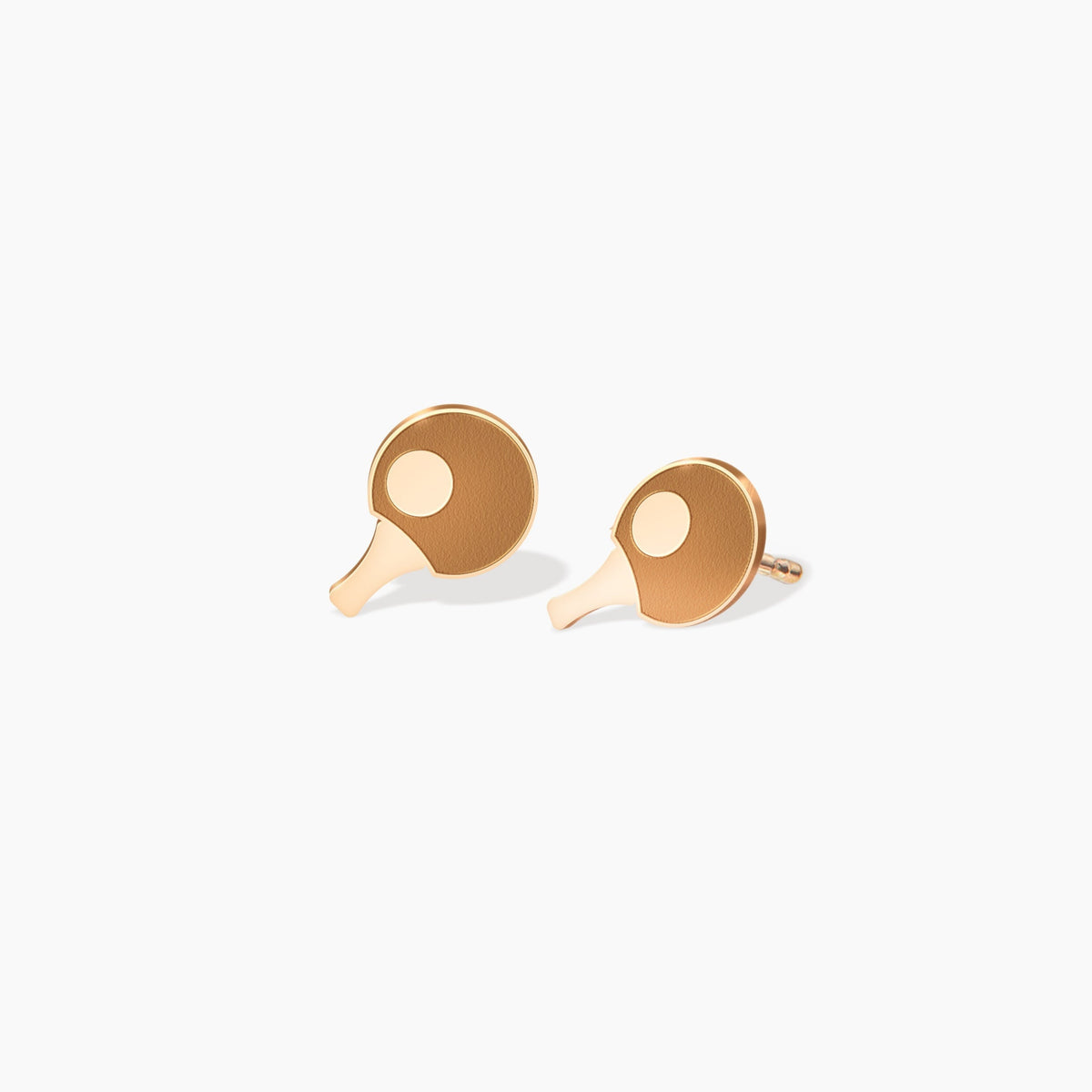 Ping Pong Racket Stud Earrings