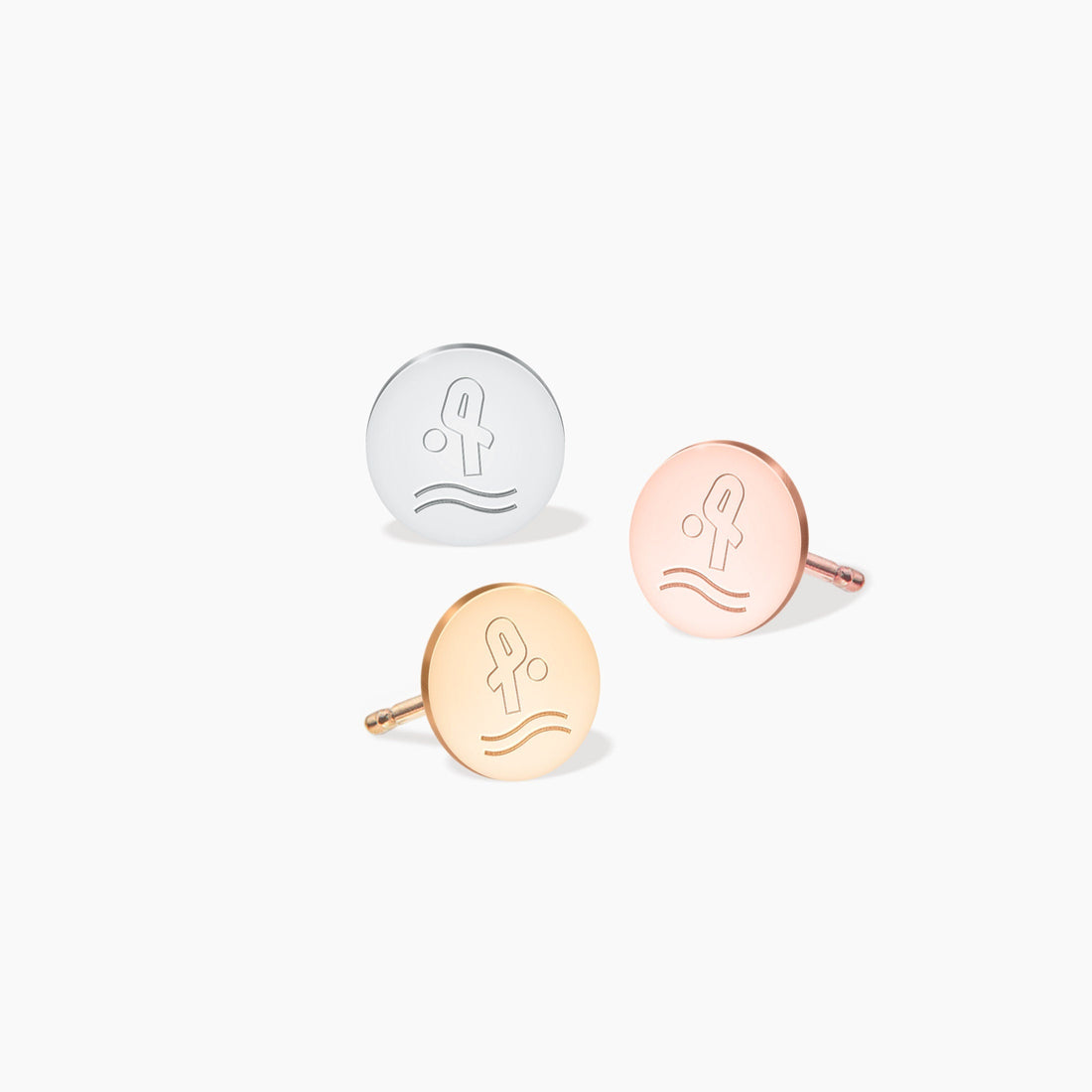 Diver Earrings Swimmer