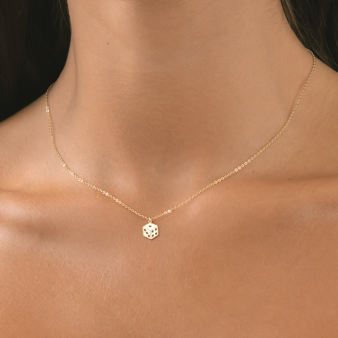 Dice Pendant Necklace