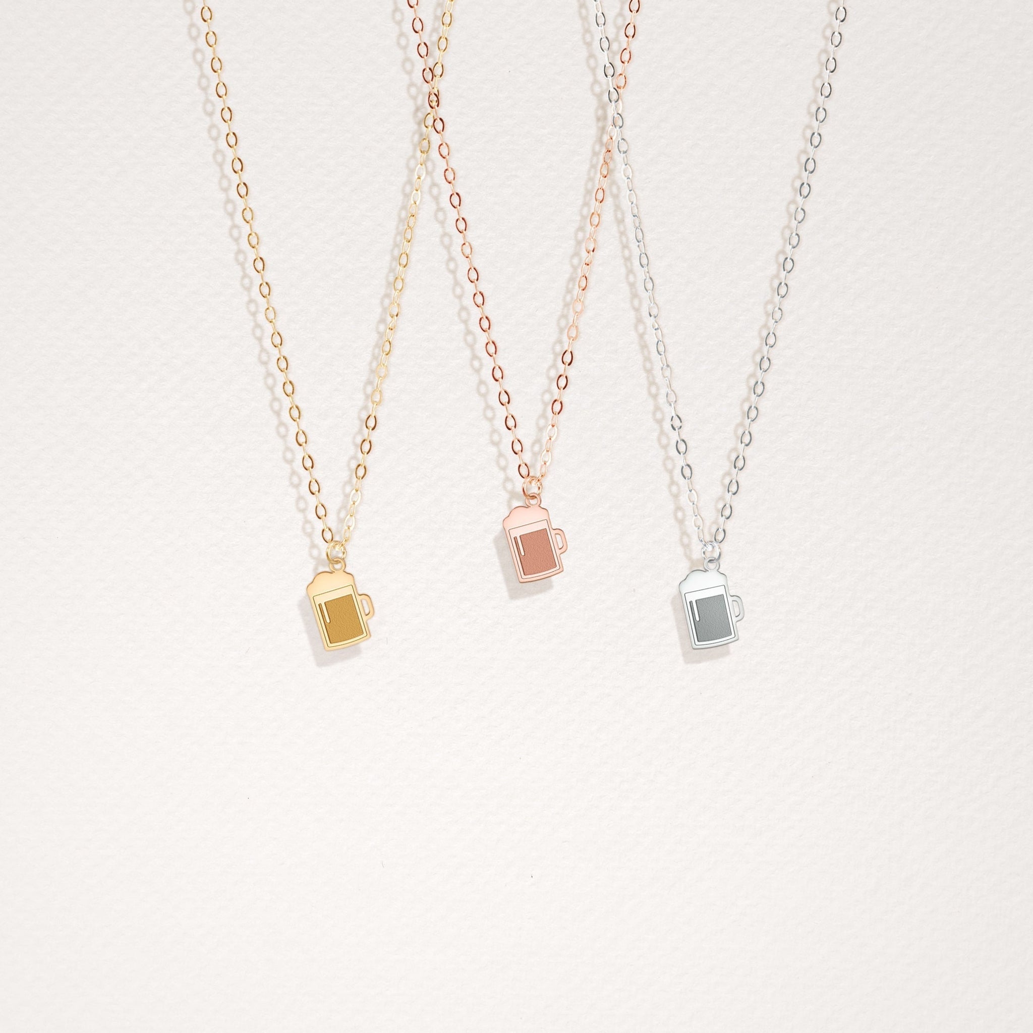 Beer Mug Necklace