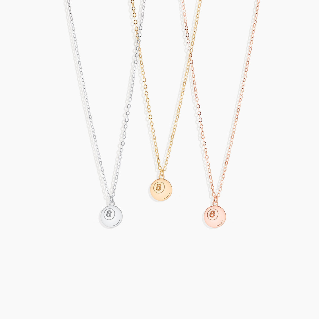 Mini Pool Ball Necklace