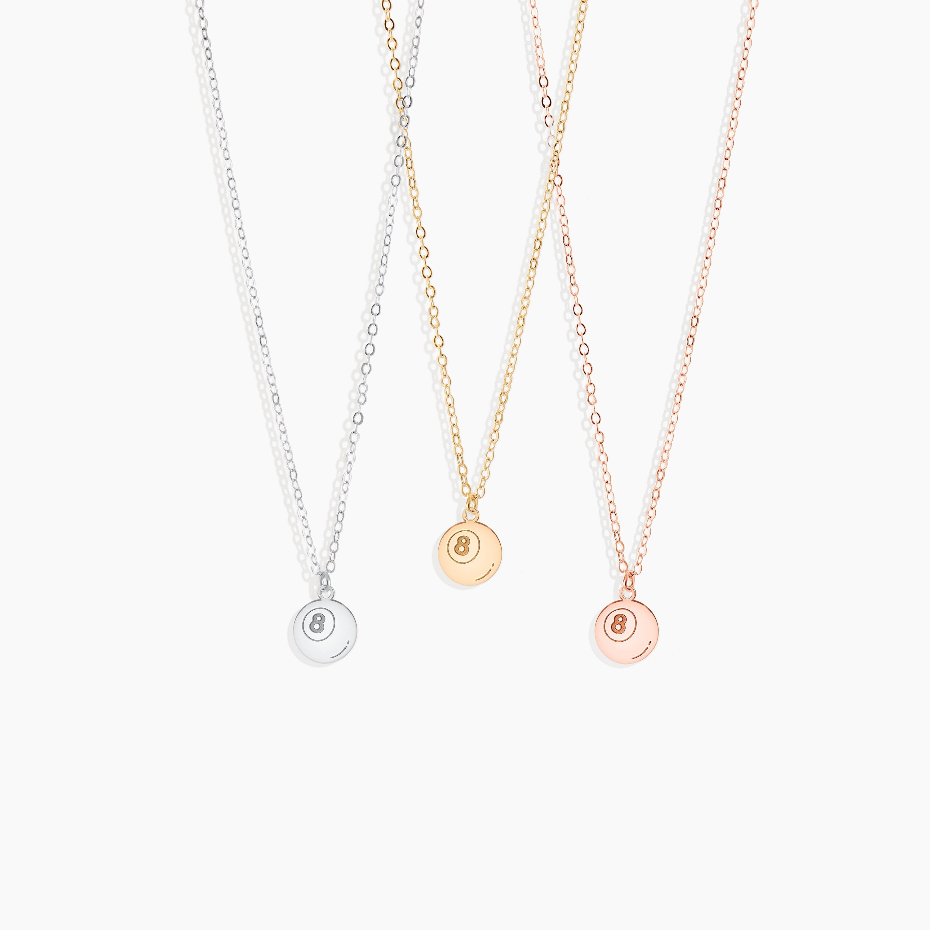 8-Ball Pendant Necklace