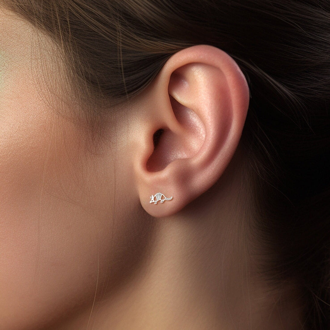 Armadillo Anteater Earrings