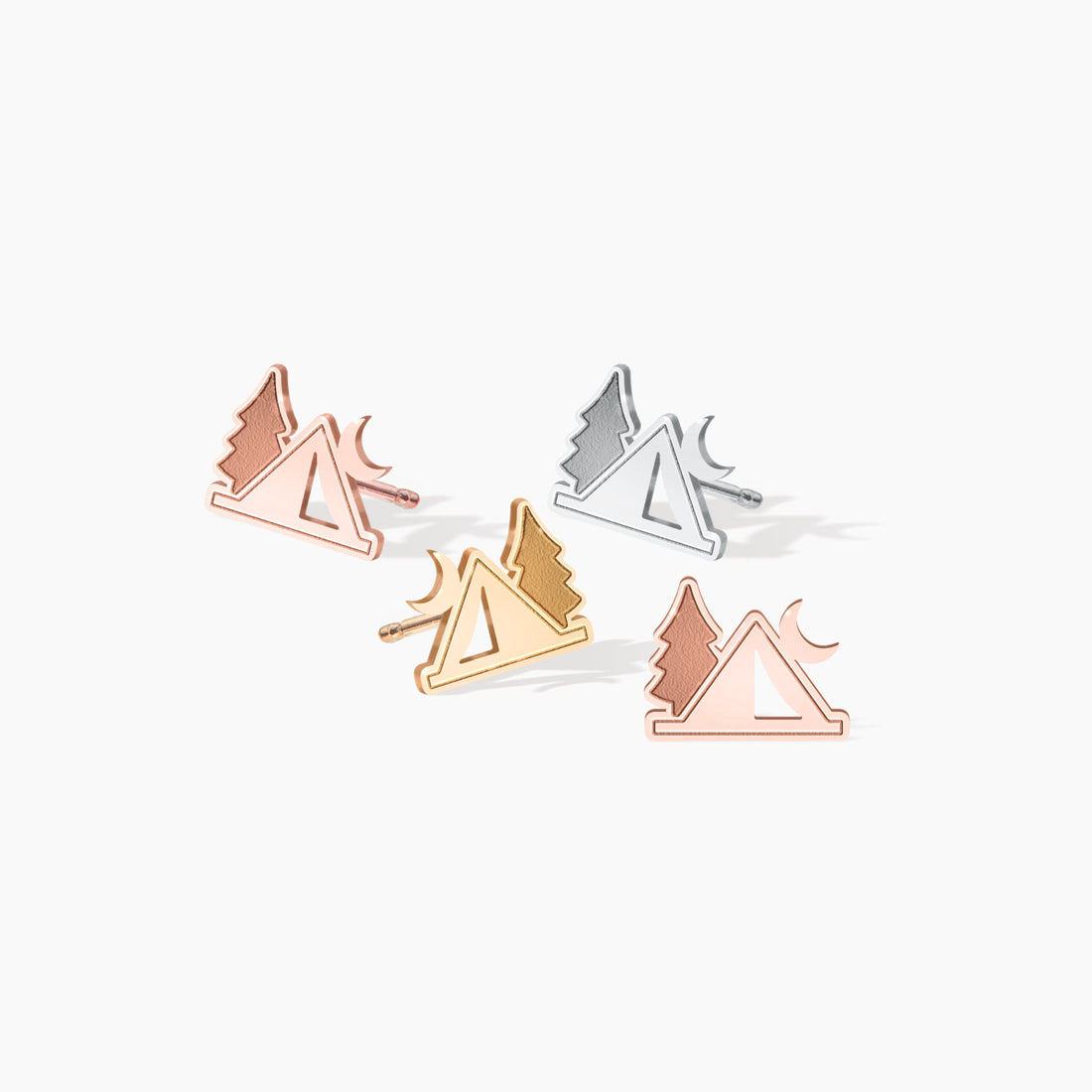 Camping Earrings Tent