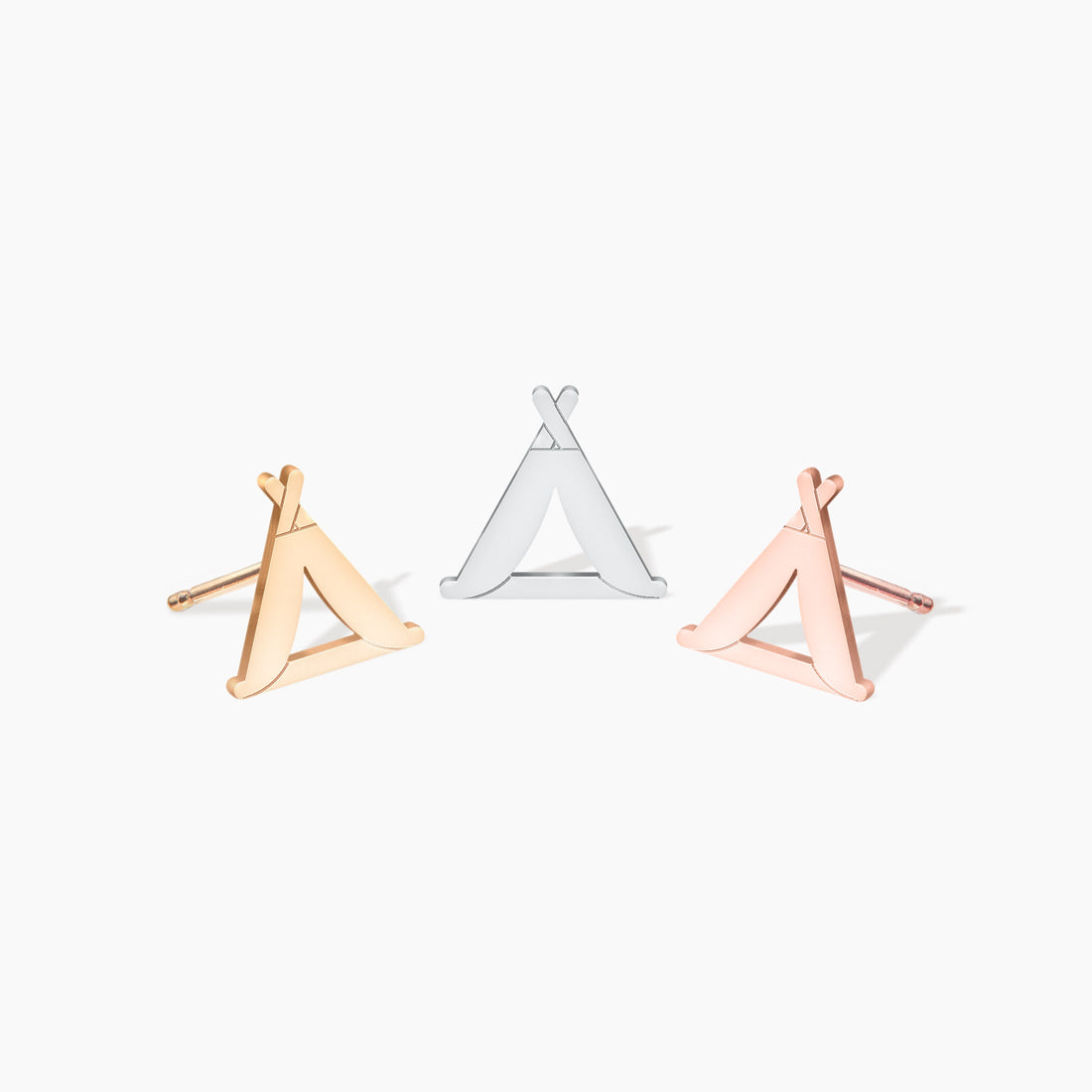 Camping Tent Earrings