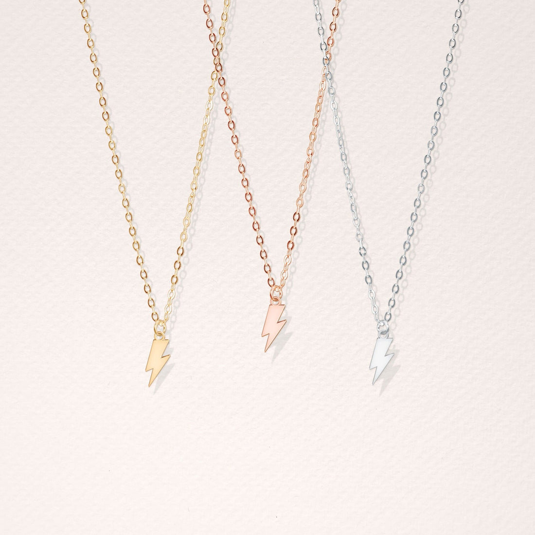 Lightning Bolt Pendant Necklace