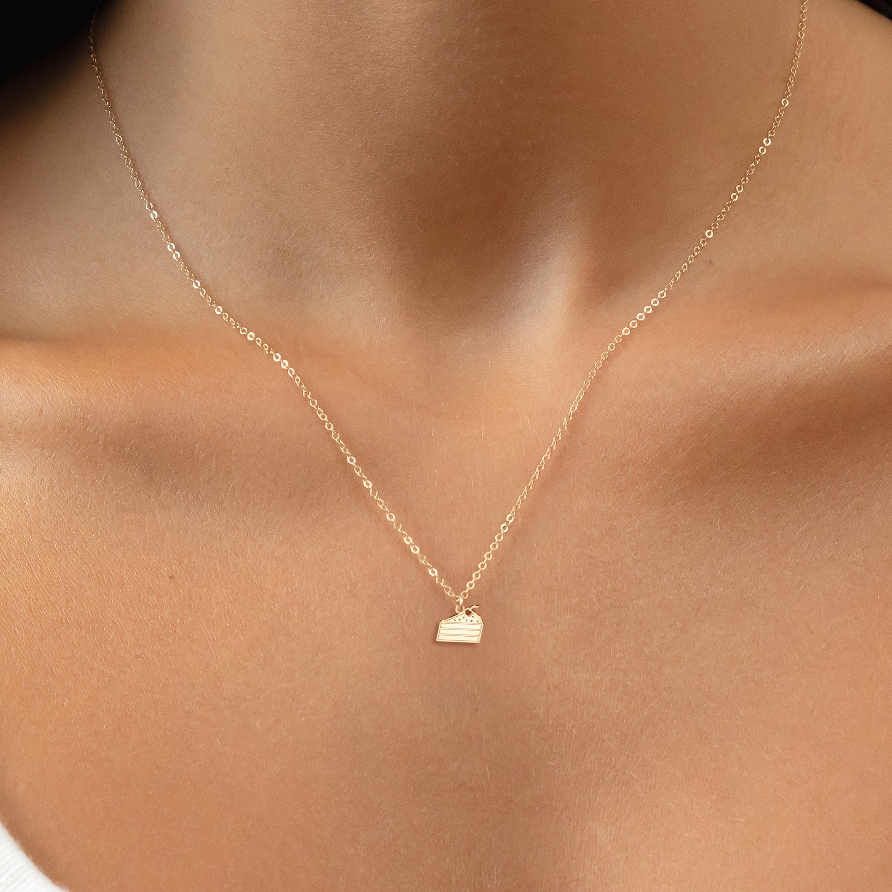 Cake Pendant Necklace