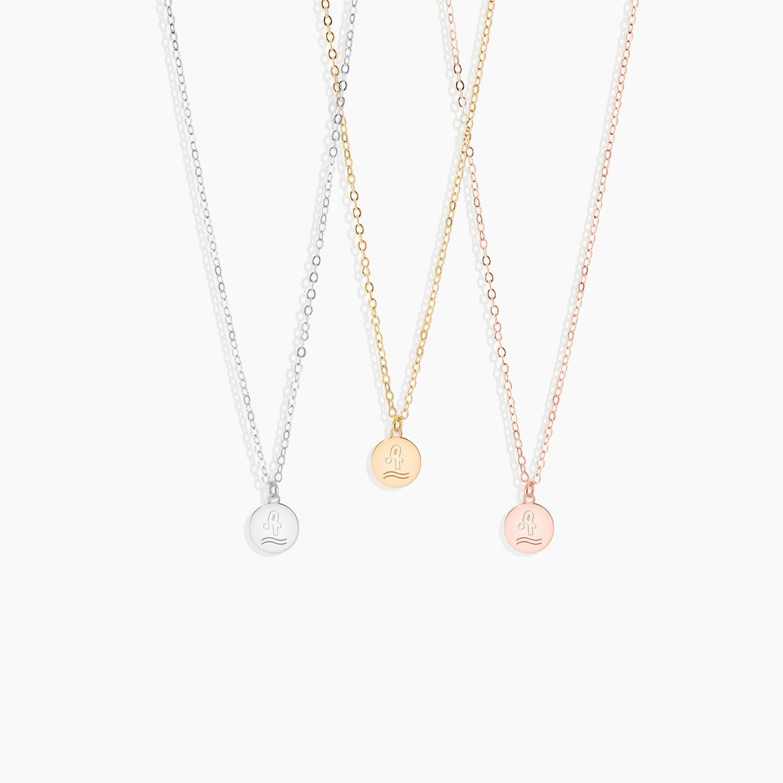 Swimmer Disc Pendant