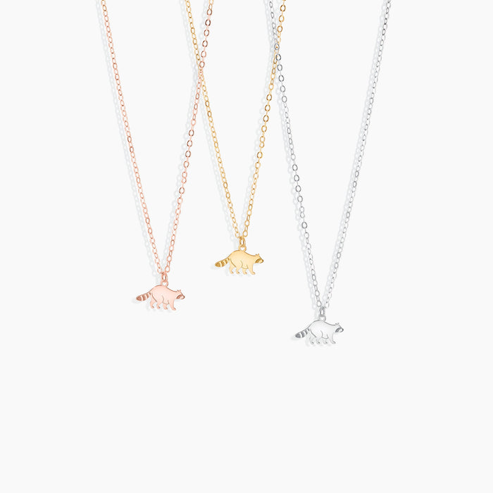Raccoon Charm Necklace